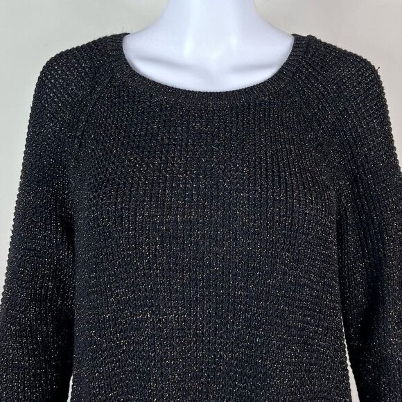 RACHEL by Rachel Roy Tulip Back Metallic-Speckled Sweater - Picture 2 of 10